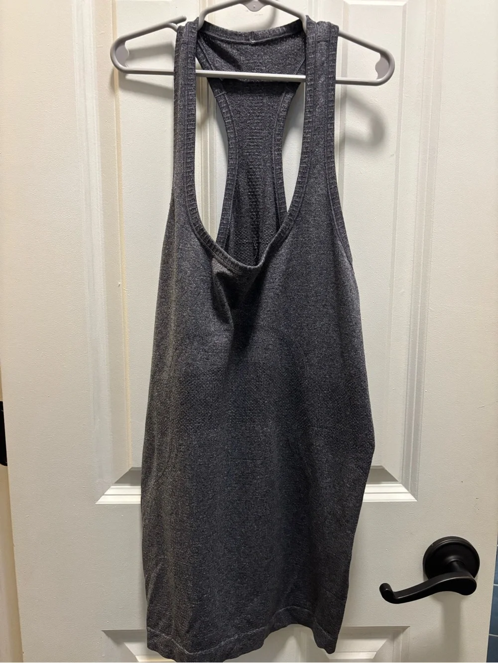 lululemon athletica Charcoal Gray Racerback Tank